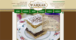 Desktop Screenshot of farkaspastries.com